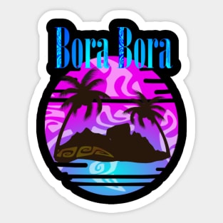 BORA BORA Sticker